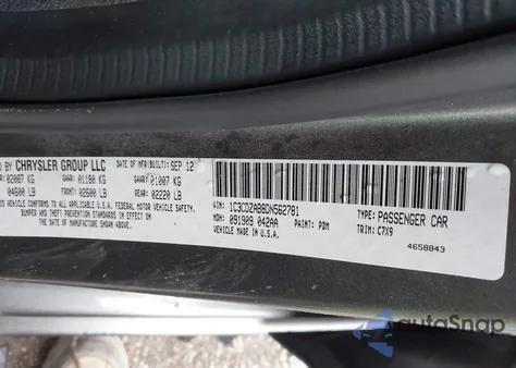 2013 Dodge Avenger Se from USA, damaged, VIN 1C3CDZAB8DN562781